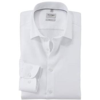 Chemise OLYMP Level Five blanc taille 44 en coupe slim
