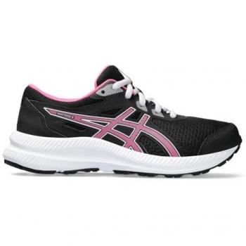 Contend 8 GS Kids ASICS Negro + Hot Pink