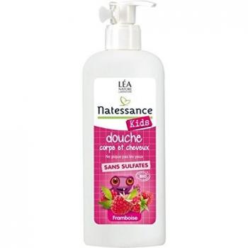 Natessance Organic Raspberry Kids Care Shampoo and Shower Gel 500ml