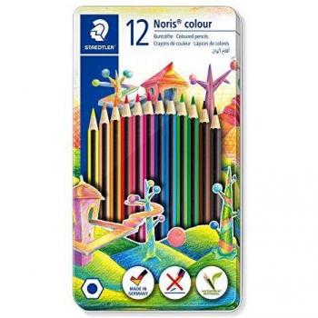 Noris Color Pencil Tin – 12 Assorted Colours