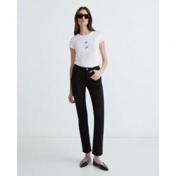 Armani Exchange 27 Black Women's Straight Leg Pant