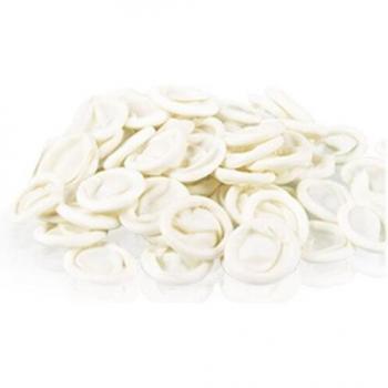 100pcs Natural Rubber Fingertip Protectors
