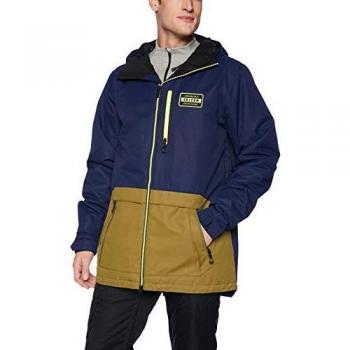 Chaqueta de Esquí Volcom Analyzer Ins, Hombre, marrón (Moss), S