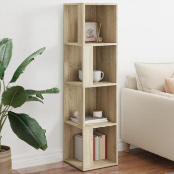 Armoire d'Angle Bois d'Ingénierie Chêne Sonoma 33x33x132 cm
