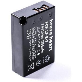 2-Pack LP-E17 Camera Batteries with USB Charger for Canon EOS M3 750D 760D T6i T6s 8000D Kiss X8i