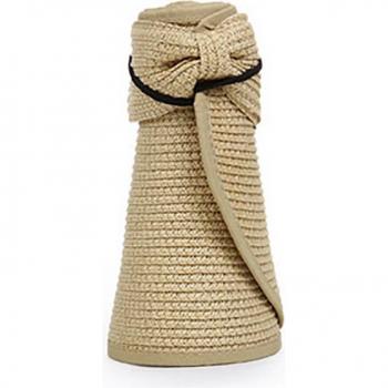 Casquette plage paille large bord