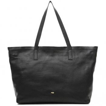 One-Size‑Schultertasche Damen – Campomaggi, Schwarz