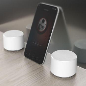 Mini haut-parleur portable Bluetooth 5.0 avec subwoofer et commande vocale