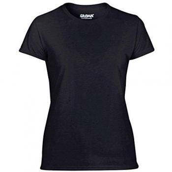Black Long‑Sleeve Gildan Women’s Performance Shirt L