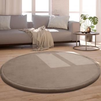 Tapis Enfant Rond Doux et Antidérapant