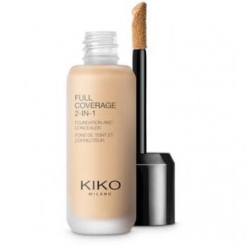 KIKO Milano Haute Couverture 2-en-1 Fond de Teint et Correcteur 25 ml