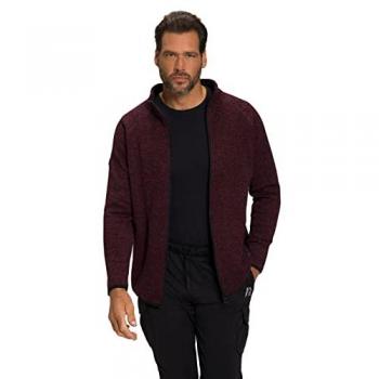 Giacca JAY-PI per l'outdoor Uomo nera 7XL in maglia e pile Poliestere