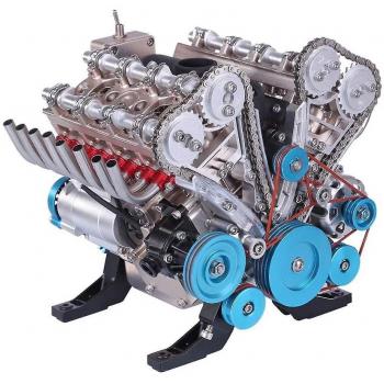 Jouet mini inline 8 cyl. en résine – Kit d'assemblage
