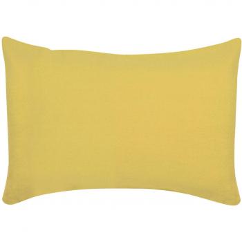 Coussin uni en lin et coton Zeff Absynthe 40 x 65 cm