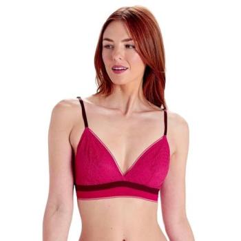 Pretty Polly Women’s Delicate Lace No‑Wire Bra – Pink, Size 36B