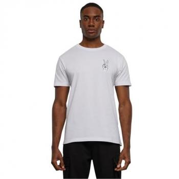 Maglietta Mister Tee “Peace Sign” in Nero e Bianco