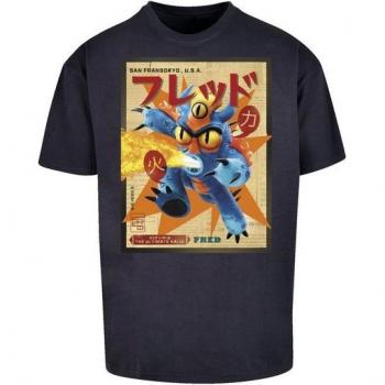 Big Hero 6 Fred T-Shirt F4NT4STIC mit Zeitungsprint Premium Qualität