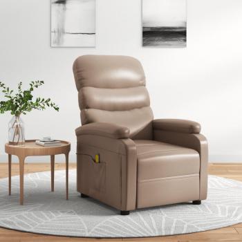 Poltrona de Massagem Estilo Cappuccino Reclinável