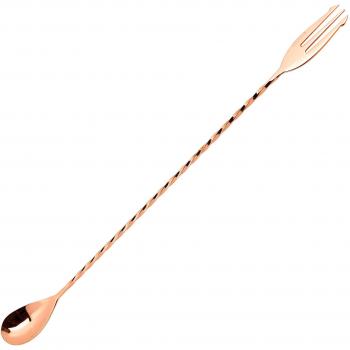 32 cm Genware Dual‑Tip Bar (Spoon & Fork) – BS‑F32C