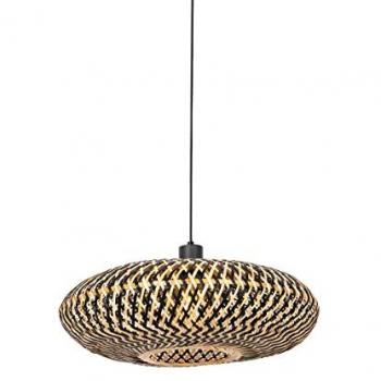 Ostrava Black Bamboo Pendant Light 50 cm