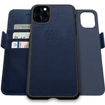 Dreem Fibonacci Luxury Vegan Wallet‑Case for iPhone 11 Pro Max – Royal
