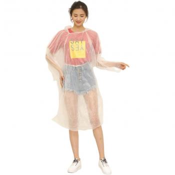 Women's Long Anti-Dust Rain Poncho