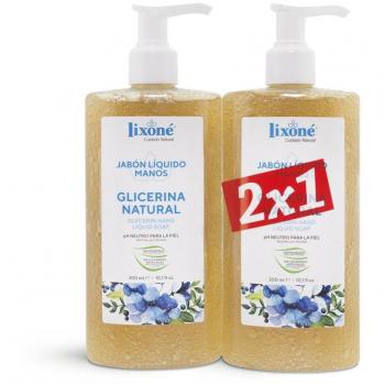 Lixoné Jabón Líquido Manos Glicerina Natural 2x300ml