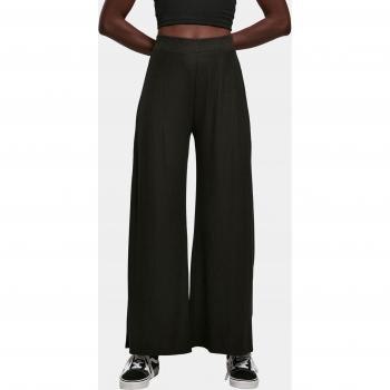 Urban Classics Damen Weite Hose aus geripptem Jersey