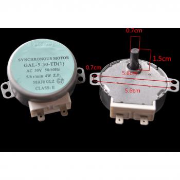 Microwave Oven Turntable Motor GAL-5-30-TD, AC 30V 4W for GALANZ
