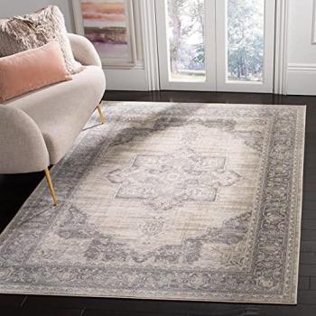 Traditional Brentwood Area Rug in Cream and Gray