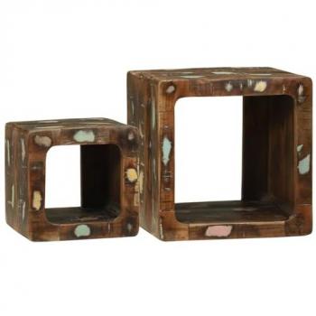 Support TV Bois Durable – 2 unités, design coloré