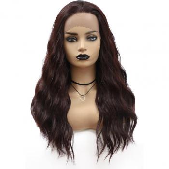 Longue Perruque Vague Noire X‑TRESS pour Femmes Afro‑Américaines
