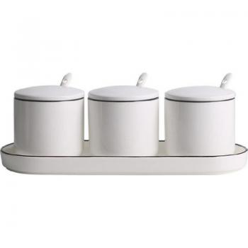 3Pcs Kitchen Spice Container Set