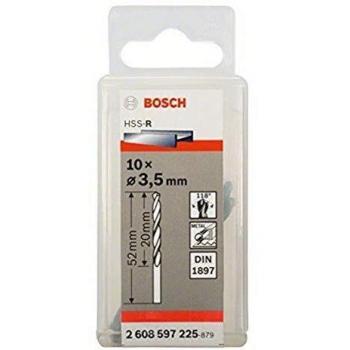 Foret HSS-R DIN 1897 Ø 3,5 mm 10 pièces