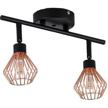 Luz Negra para Techo: Candelabro Retro