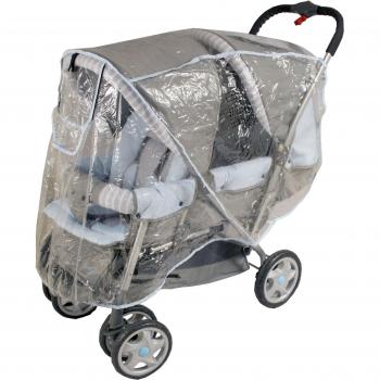 Bambisol Protection Pluie Double Poussette Canopy