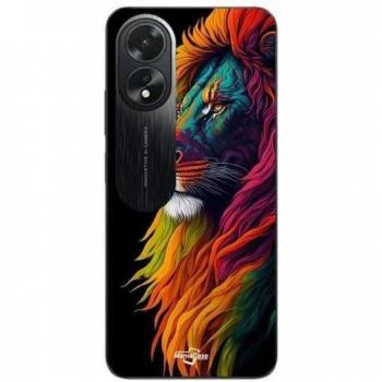 Coque Oppo A38 Lion Majestueux Coloré Maniacase Pro