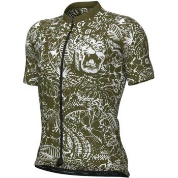 Maglia Alé PRAGMA Safari Essenza Verde Scuro e Bianco