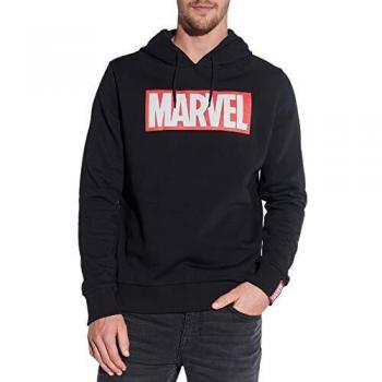 Herren Hoodie Marvel Lizenz, Schwarz, XL