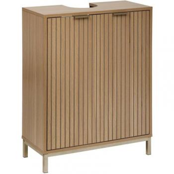 Meuble Tasso sous lavabo en bois naturel