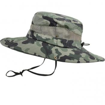 Breathable Mesh Boonie Hat with Sun Protection for Outdoor Activities