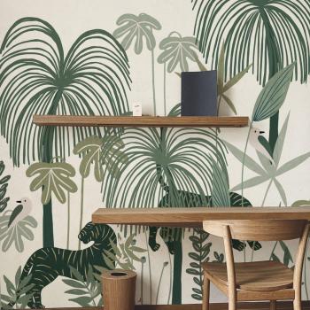 Papier Peint Naturel Vert – Panorama Sauvage