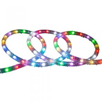 Gaine LED Ronde 220V AC RGB 36 LED/m Étanche IP65 15 m