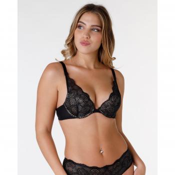 Wonderbra Elegance Push-Up BH Schwarz