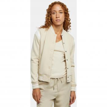 Giacca College Inset Donna Urban Classics 4XL Seagrass/Bianco