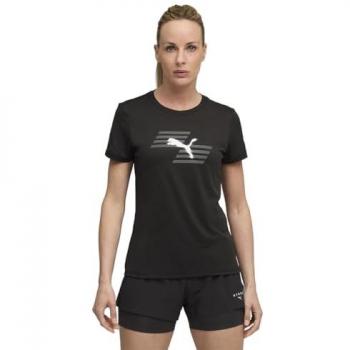 Puma x HYROX Damen T-Shirt Kurzarm Schwarz M