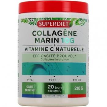 Polvo de Colágeno Marino SuperDiet + Vitamina C 210 g