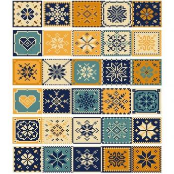 Adhesivos de Azulejos Retro para Escaleras y Paredes