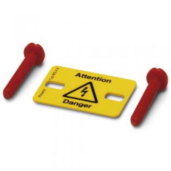 Marque d’attention en plastique Phoenix Contact 1004416 – 40 mm × 25 mm – 10 exemplaires