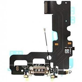 Cavo di Carica e Audio Flat Flex Nero, compatibile iPhone 7